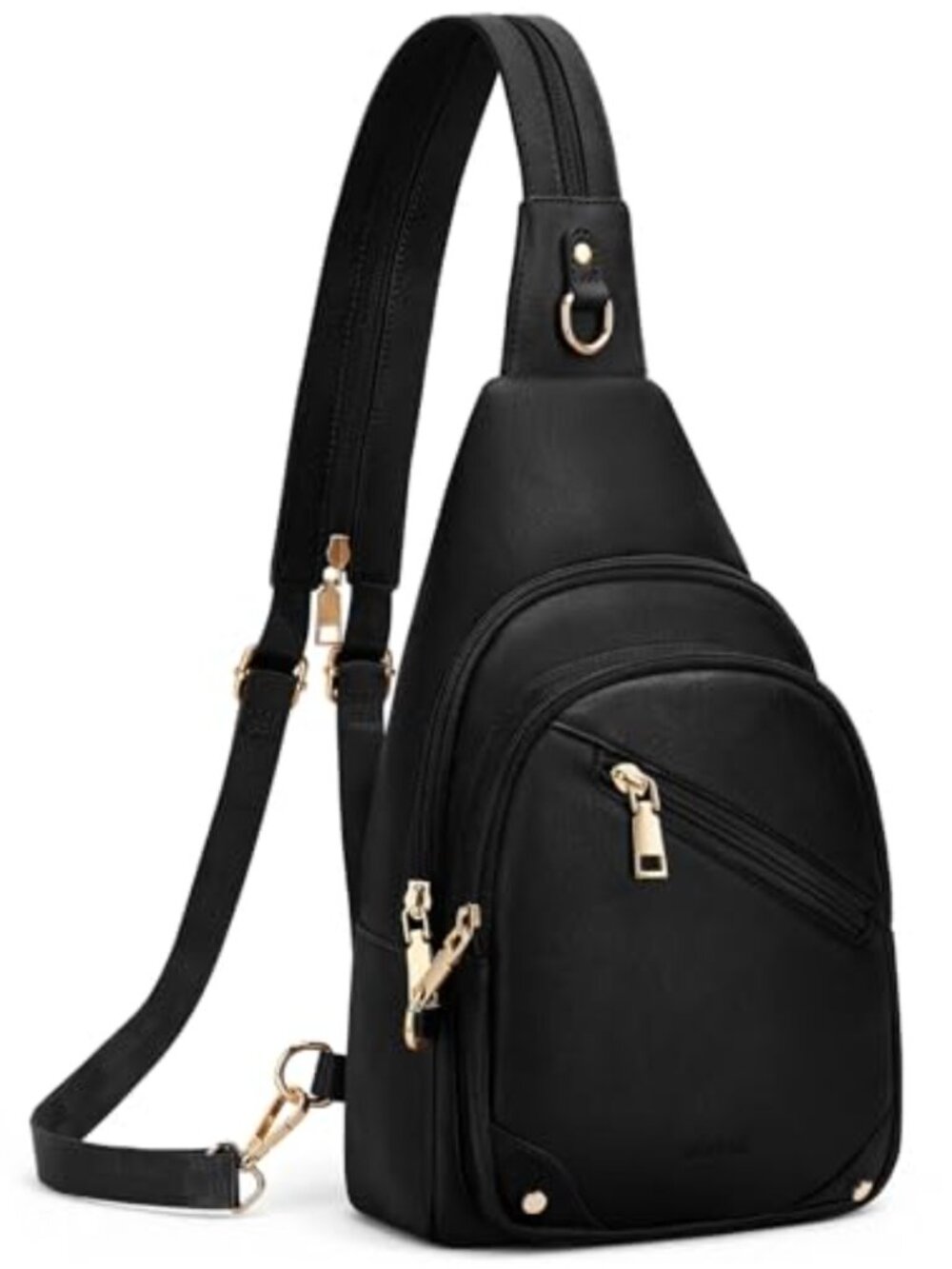 Convertible Sling Bag Crossbody Faux Leather Anti Theft Travel Purse